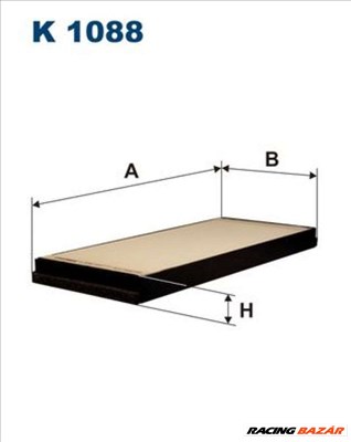 FILTRON k1088 Pollenszűrő - MERCEDES-BENZ, VOLKSWAGEN