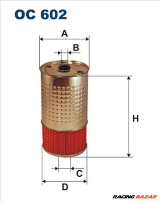 FILTRON oc602 Olajszűrő - MERCEDES-BENZ, SSANGYONG, DAEWOO