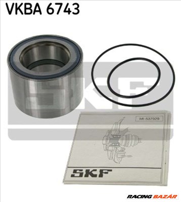 SKF VKBA 6743 Kerékcsapágy készlet - VAUXHALL, NISSAN, RENAULT, OPEL