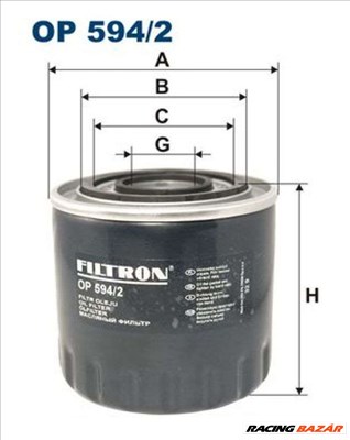 FILTRON op5942 Olajszűrő - RENAULT, OPEL, VAUXHALL