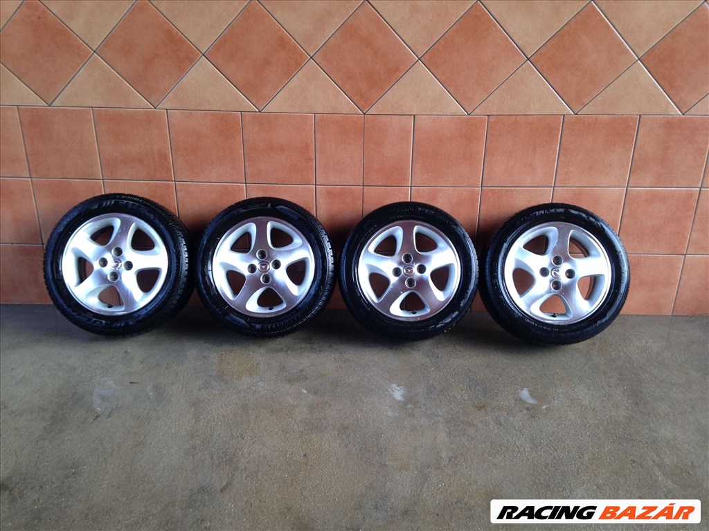  GYÁRI MAZDA 15" ALUFELNI 4x100 NYÁRI 195/55R15 GUMIVAL OLCSÓN!!!!!! 1. kép