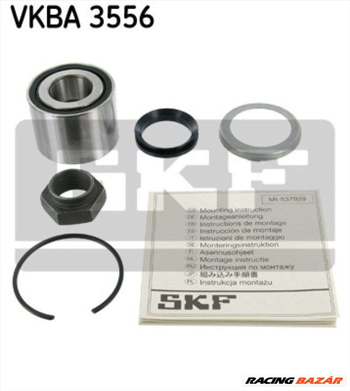 SKF VKBA 3556 Kerékcsapágy készlet - PEUGEOT, CITROEN 1. kép