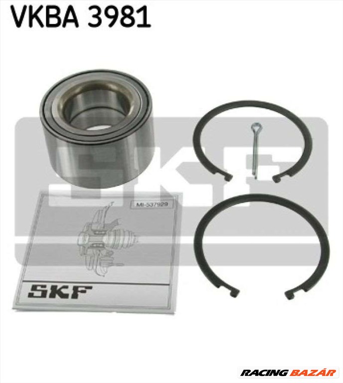 SKF VKBA 3981 Kerékcsapágy készlet - NISSAN 1. kép