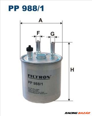 FILTRON pp9881 Üzemanyagszűrő - RENAULT