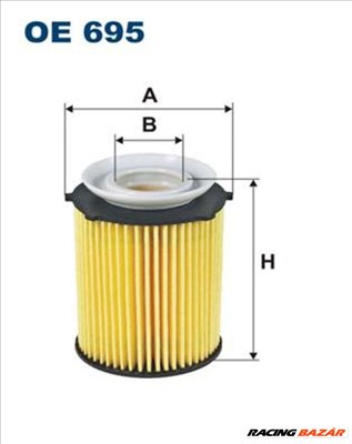 FILTRON oe695 Olajszűrő - MERCEDES-BENZ