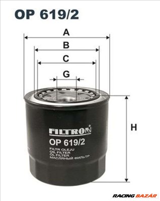 FILTRON op6192 Olajszűrő - TOYOTA