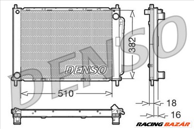 DENSO drm23100 Klímahűtő - RENAULT