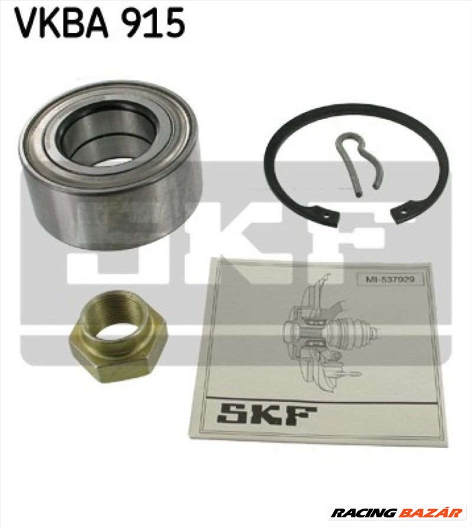 SKF VKBA 915 Kerékcsapágy készlet - PEUGEOT, CITROEN 1. kép