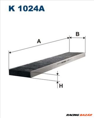 FILTRON k1024a Pollenszűrő - VOLKSWAGEN, FORD, SEAT