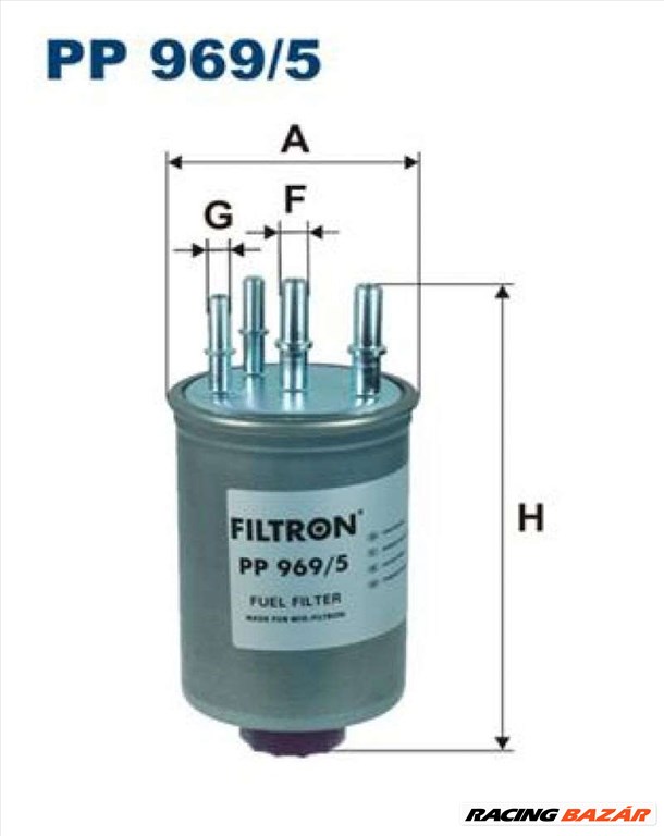 FILTRON pp9695 Üzemanyagszűrő - JAGUAR 1. kép