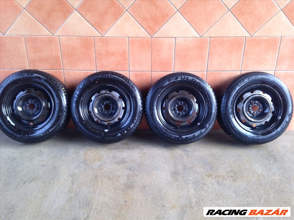 FIAT 15" LEMEZFELNI 5x98 NYÁRI 205/65R15 GUMIVAL OLCSÓN!!!!! 1. kép