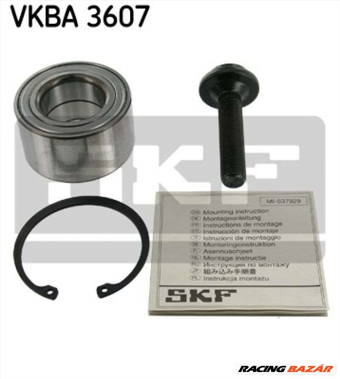 SKF VKBA 3607 Kerékcsapágy készlet - AUDI, VOLKSWAGEN, SEAT 1. kép