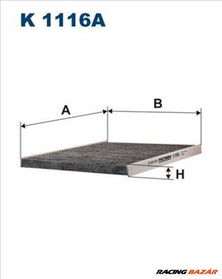 FILTRON k1116a Pollenszűrő - LANCIA, ALFA ROMEO