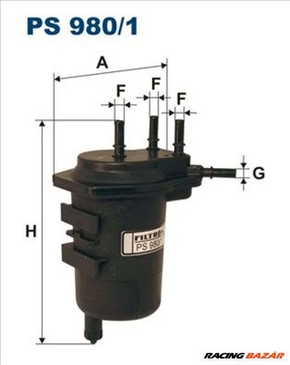 FILTRON ps9801 Üzemanyagszűrő - RENAULT