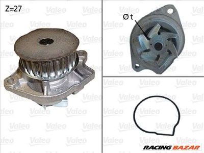 VALEO 506576 Vízpumpa - SKODA, SEAT, VOLKSWAGEN, AUDI