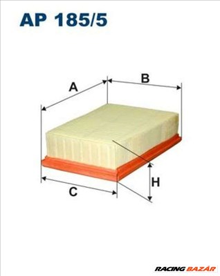 FILTRON ap1855 Levegőszűrő - NISSAN, RENAULT