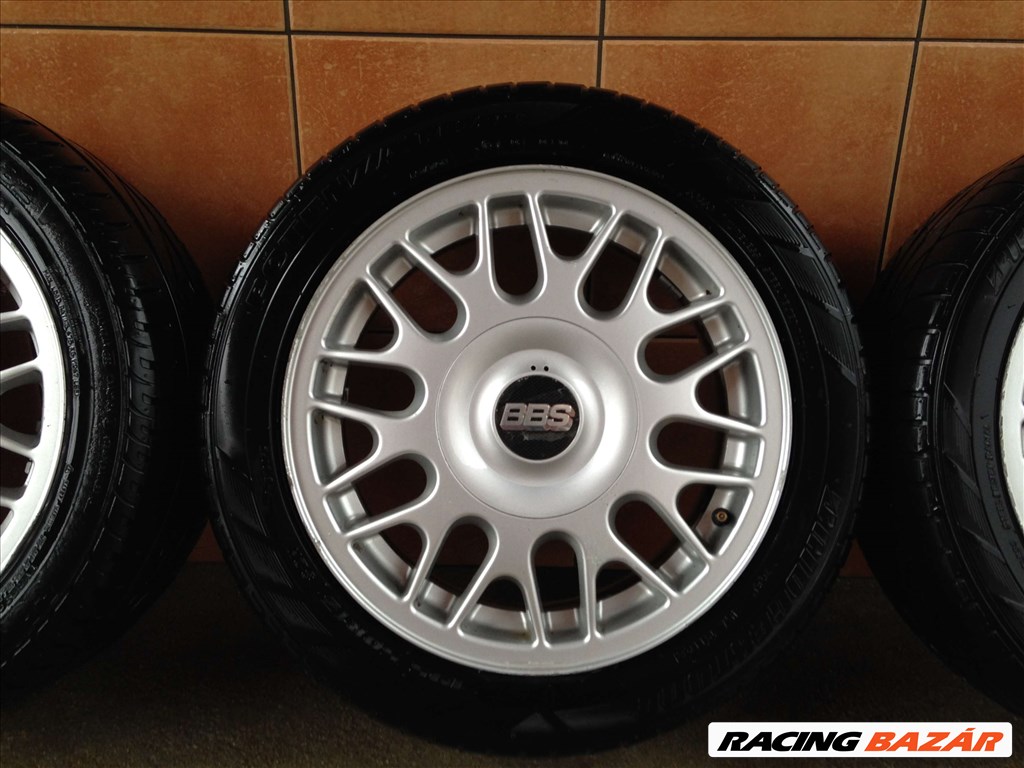 BBS 15" ALUFELNI 4x100 NYÁRI 195/50R15 GUMIVAL OLCSÓN!!! 4. kép