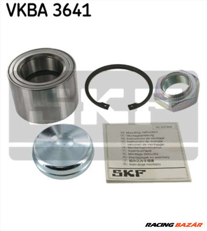 SKF VKBA 3641 Kerékcsapágy készlet - PEUGEOT, FIAT, CITROEN 1. kép