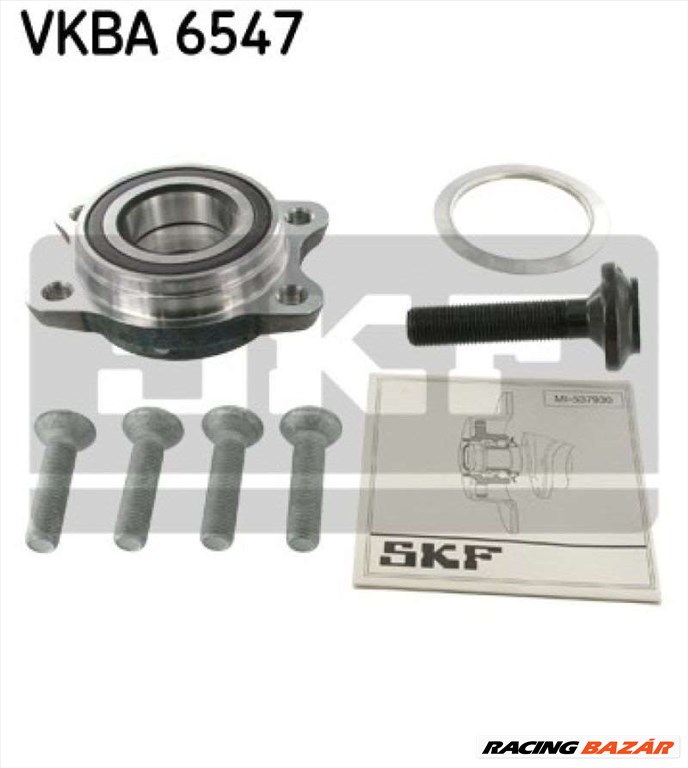 SKF VKBA 6547 Kerékcsapágy készlet - AUDI 1. kép