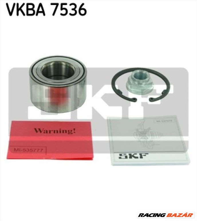 SKF VKBA7536 Kerékcsapágy készlet - MAZDA 1. kép