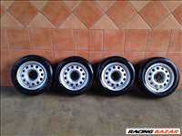 VW 14" LEMEZFELNI 4x100 NYÁRI 185/60R14 GUMIKKAL OLCSÓN!!!!