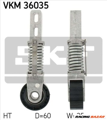 SKF VKM 36035 Generátor/klíma szíj feszítőgörgő - RENAULT