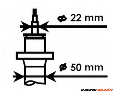KYB 334834 Lengéscsillapító - SEAT, VOLKSWAGEN, SKODA, AUDI