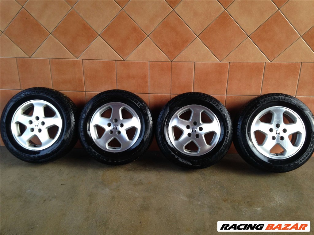 HONDA CR-V 16" ALUFELNI 5x114,3 NYÁRI 215/65R16 GUMIKKAL OLCSÓN!!! 1. kép