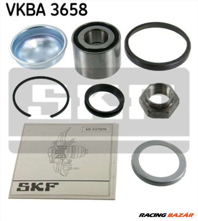 SKF VKBA 3658 Kerékcsapágy készlet - CITROEN, PEUGEOT 1. kép