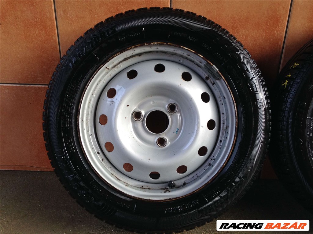 CITROEN 13" LEMEZFELNI 3x98 NYÁRI 145/70R13 GUMIKKAL OLCSÓN!!!! 4. kép