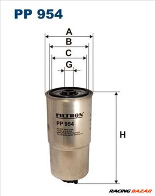 FILTRON pp954 Üzemanyagszűrő - BMW, ALFA ROMEO, FIAT, LANCIA