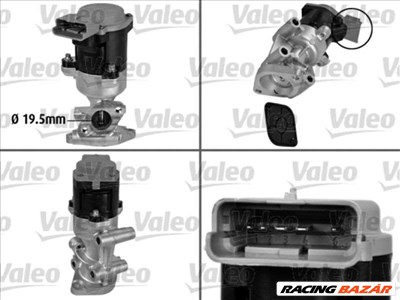 VALEO 700411 AGR/EGR szelep - JAGUAR, LAND ROVER, PEUGEOT, CITROEN