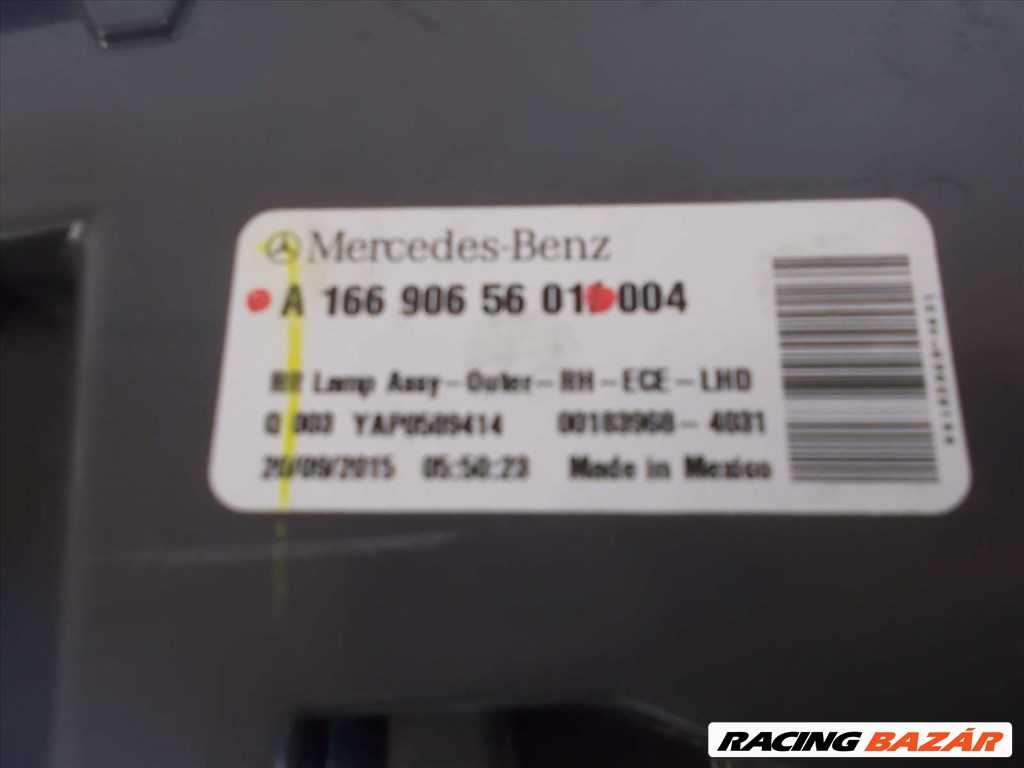 MERCEDES ML-OSZTÁLY 166 jobb hátsó külső LED lámpa 2016-2018 6. kép