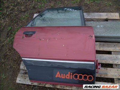 audi 80-90  B3 jobb hátsó piros ajtó (komplett)