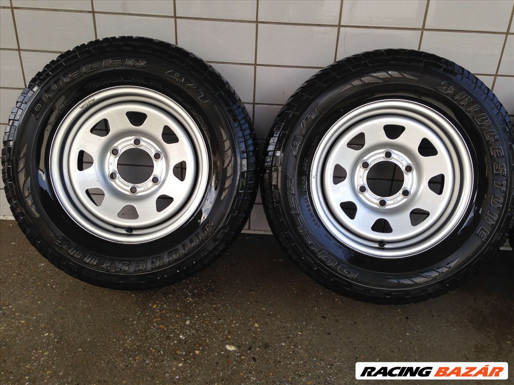 TEREPJÁRÓ 16" LEMEZFELNI 6X139,7 NÈGYÈVSZAKOS 255/65r16 GUMIVAL OLCSÒN! 2. kép