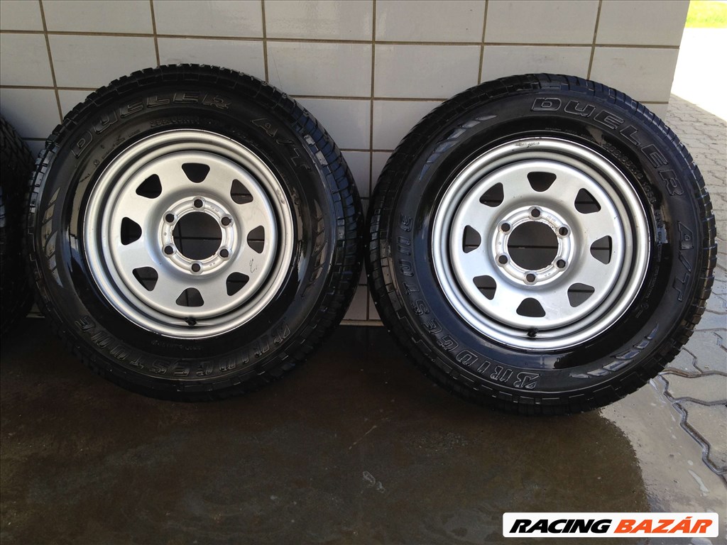 TEREPJÁRÓ 16" LEMEZFELNI 6X139,7 NÈGYÈVSZAKOS 255/65r16 GUMIVAL OLCSÒN! 3. kép