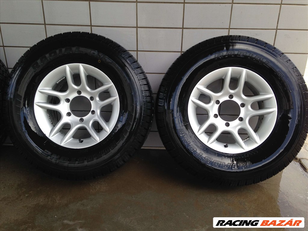 MANGELS 15" ALUFELNI 6X139,7 NÉGYÉVSZAKOS 265/70R15 GUMIVAL OLCSÓN! 3. kép