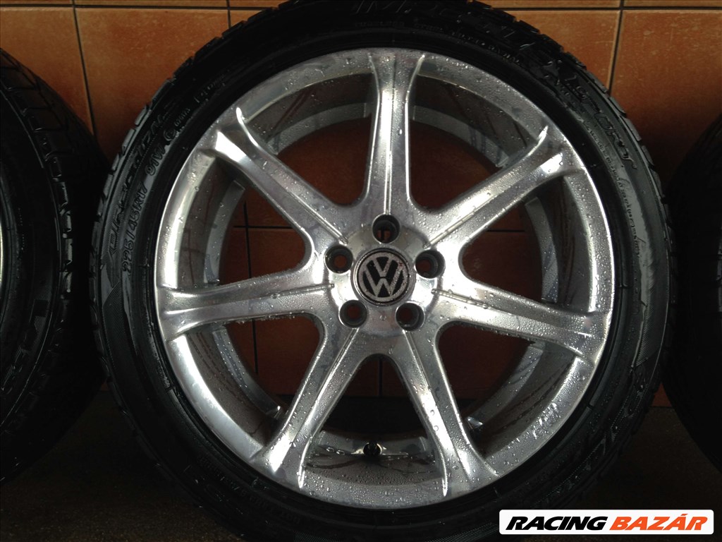 OXIGEN 17" TUNINGFELNI 5x100 NYÁRI 225/45R17 GUMIVAL OLCSÓN!!! 4. kép