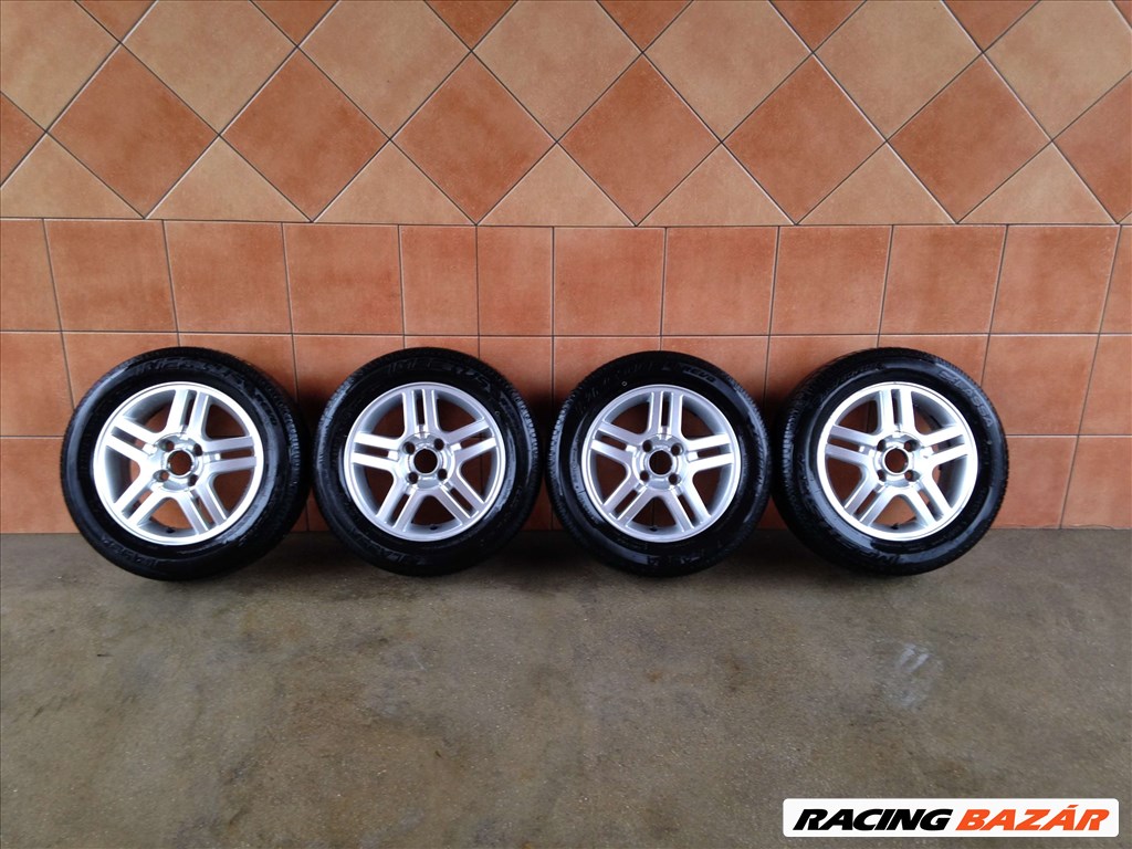 FORD 15" ALUFELNI 4X108 NYÁRI 195/60R15 GUMIKKAL OLCSÓN!!!! 1. kép