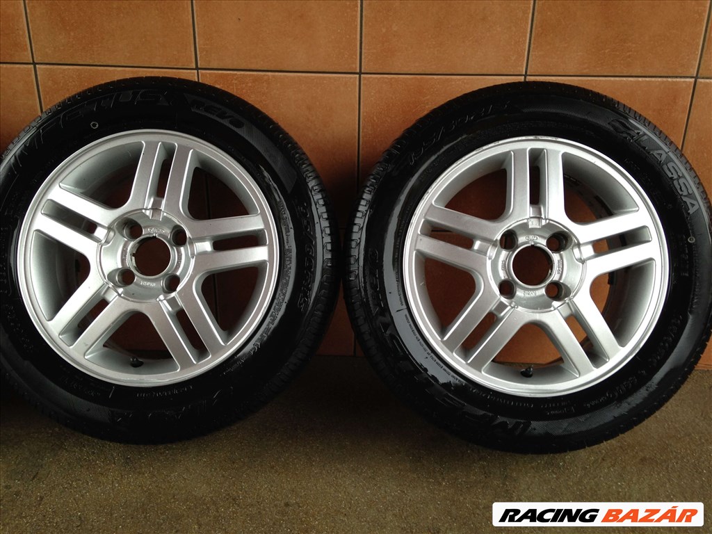 FORD 15" ALUFELNI 4X108 NYÁRI 195/60R15 GUMIKKAL OLCSÓN!!!! 3. kép