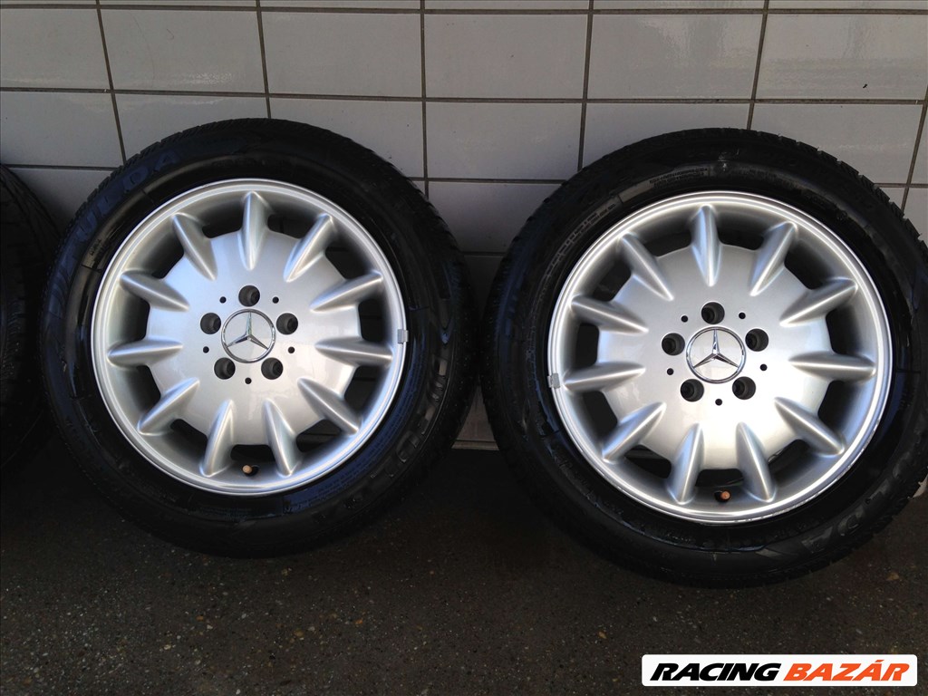 MERCEDES 16" ALUFELNI 5X112 NYÁRI 215/55R16 GUMIKKAL OLCSÓN 3. kép