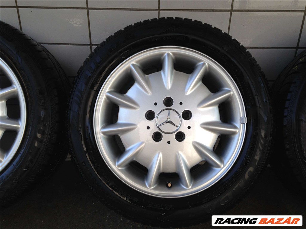 MERCEDES 16" ALUFELNI 5X112 NYÁRI 215/55R16 GUMIKKAL OLCSÓN 4. kép