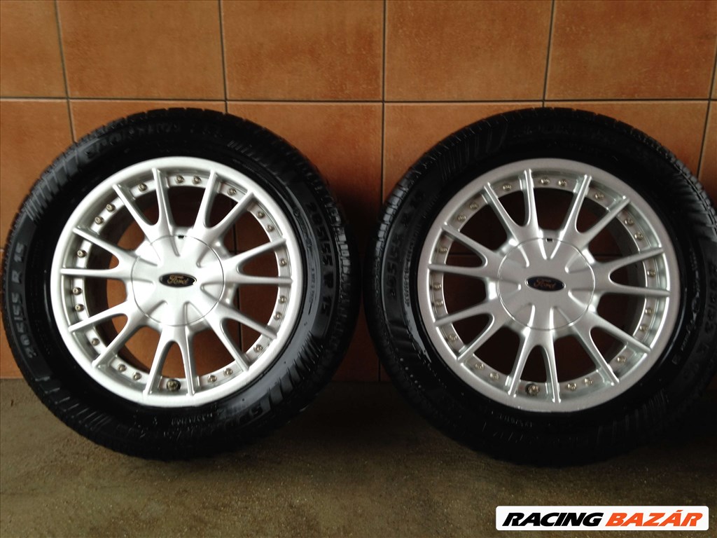 FORD 15" ALUFELNI 4X108 NYÁRI 205/55R15 GUMIKKAL OLCSÓN!!!! 2. kép