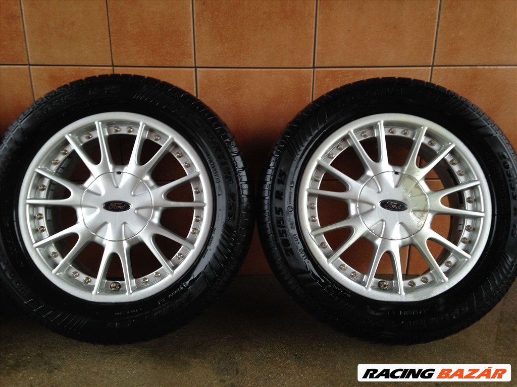 FORD 15" ALUFELNI 4X108 NYÁRI 205/55R15 GUMIKKAL OLCSÓN!!!! 3. kép
