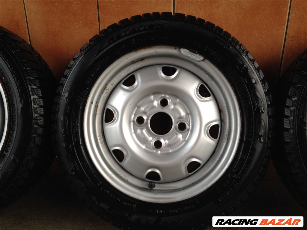 SUZUKI ALTO 13" LEMEZFELNI  4X100 TÉLI 155/65R13 GUMIVAL OLCSÓN!!!! 4. kép