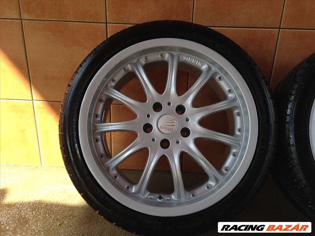 BINNO 18" TUNNING ALUFELNI 5X112 NYÁRI 225/40R18 GUMIVAL OLCSÓN!!!! 4. kép