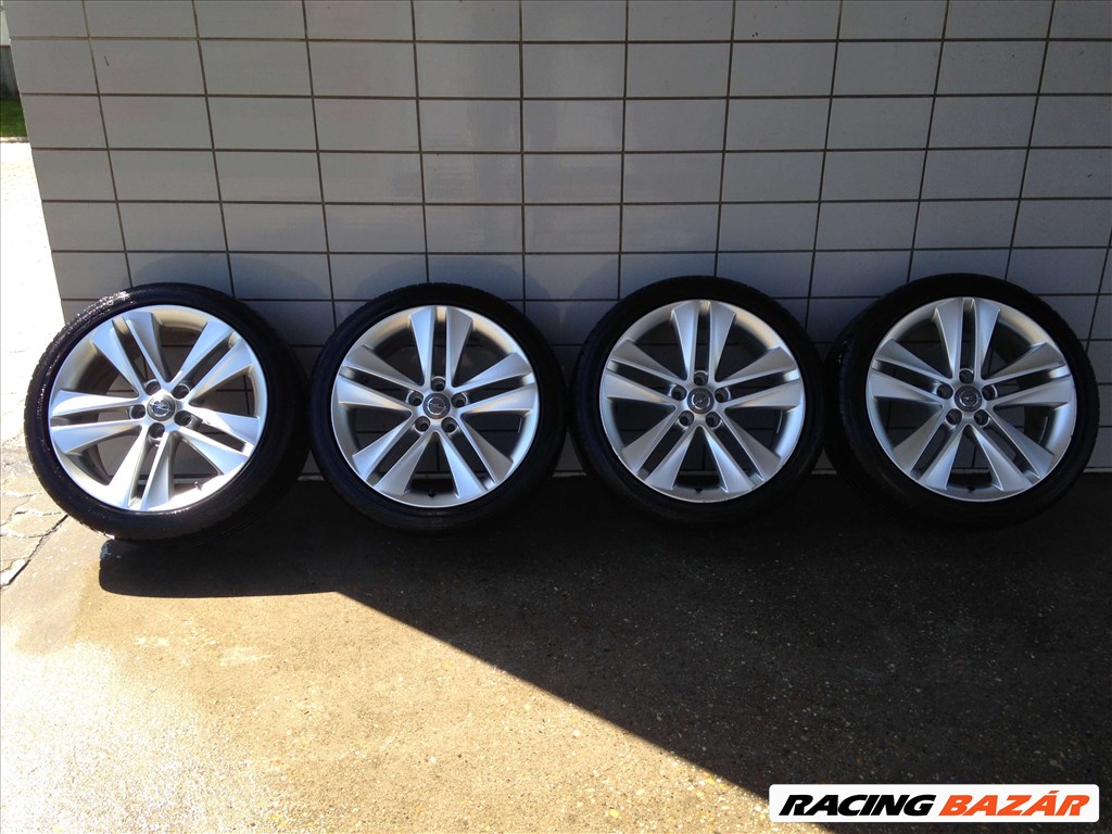 OPEL 18" ALUFELNI 5X110 NYÁRI 225/40R18 GUMIKKAL OLCSÓN!!!! 1. kép