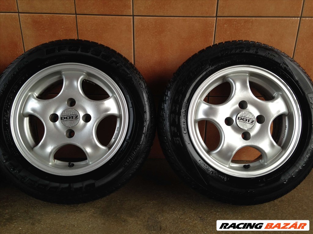 DOTZ 13" ALUFELNI 4X100 NYÁRI 165/70R13 GUMIVAL OLCSÓN!!!! 3. kép