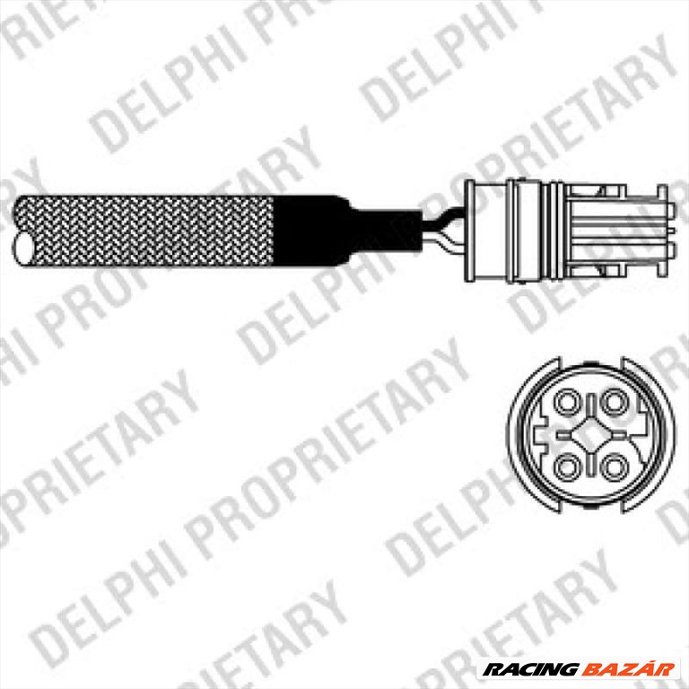 DELPHI ES10983-12B1 Lambdaszonda - BMW, LAND ROVER 1. kép