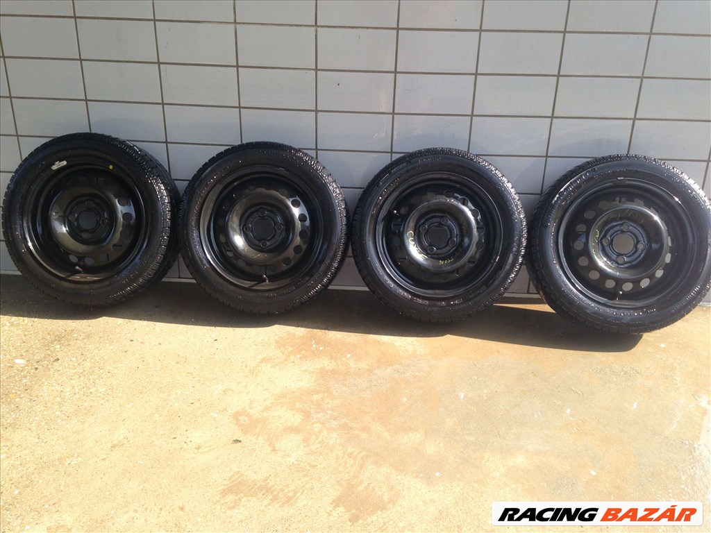 NISSAN MICRA 14" LEMEZFELNI 4X100 NYÁRI 175/60R14 GUMIKKAL OLCSÓN!!!! 1. kép